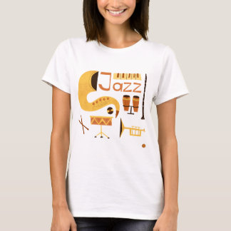 Camiseta Música de jazz vintage
