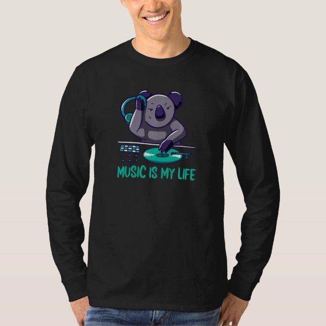 Camiseta Música de Koala Dj (Anverso)