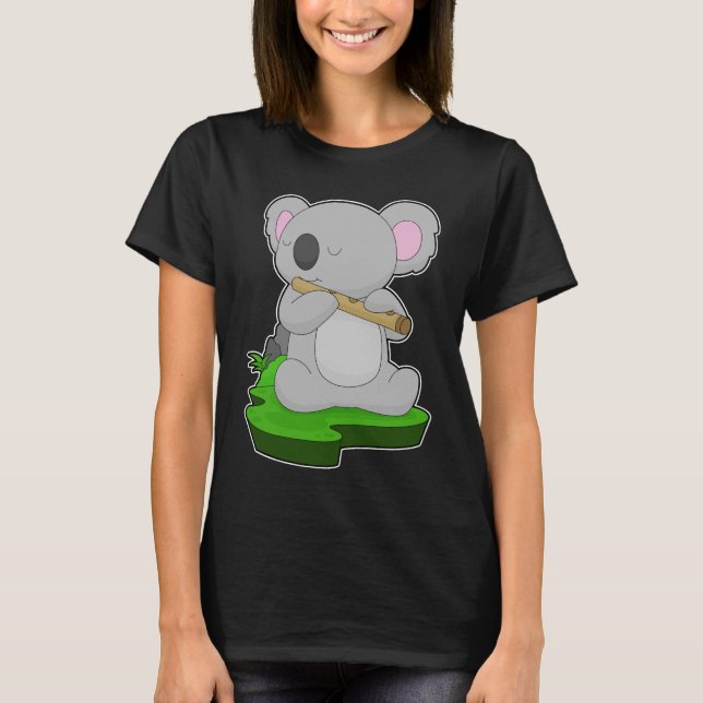 Camiseta Música de Koala Flute Music (Anverso)