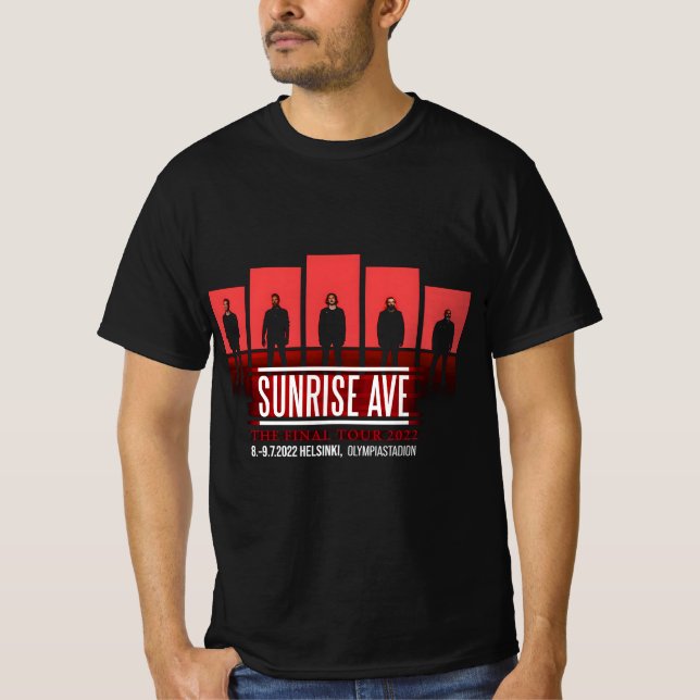 Camiseta Música de la avenida Sunrise (Anverso)