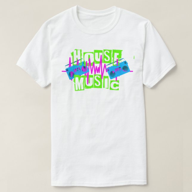 Camiseta Música de la casa (Diseño del anverso)