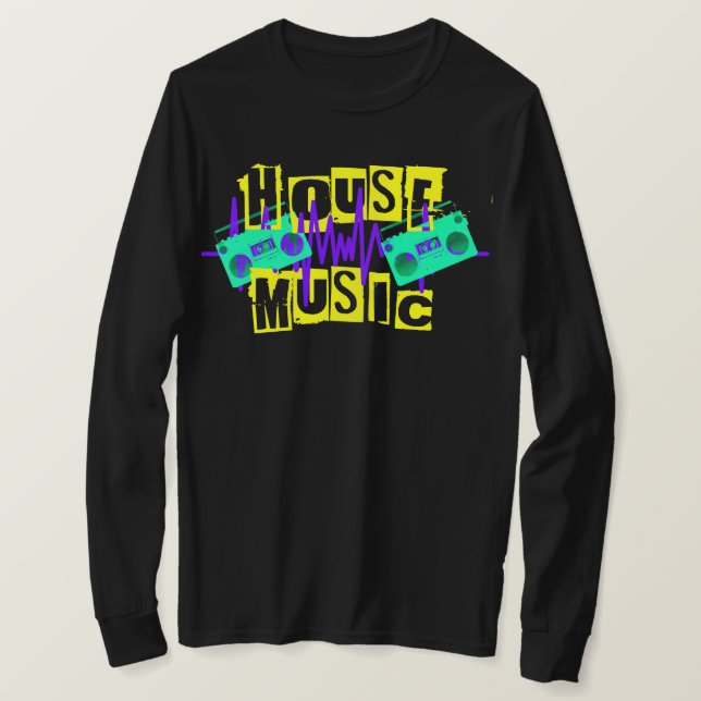 Camiseta Música de la casa (Anverso del diseño)