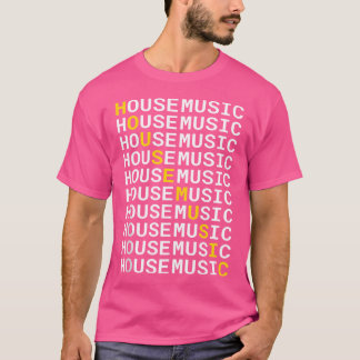 Camiseta Música de la casa - Gracioso regalo de Dj Edm Rave