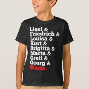 Camiseta Música De La Familia Von Trapp