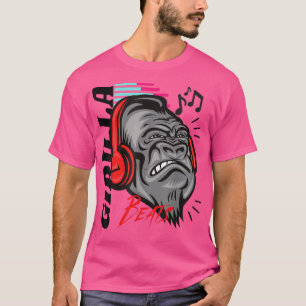 Camiseta Música de la Girilla enojada Disfruta De Un Mono G