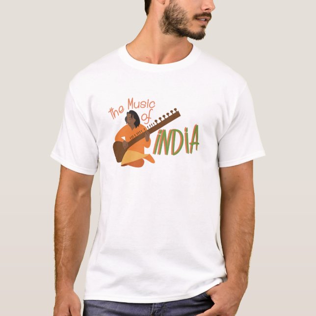 Camiseta Música de la India (Anverso)