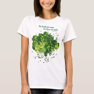 Camiseta Música de la Naturaleza Cita Inspiradora