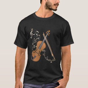 Camiseta Música de la orquesta Violin Player Musical Instru