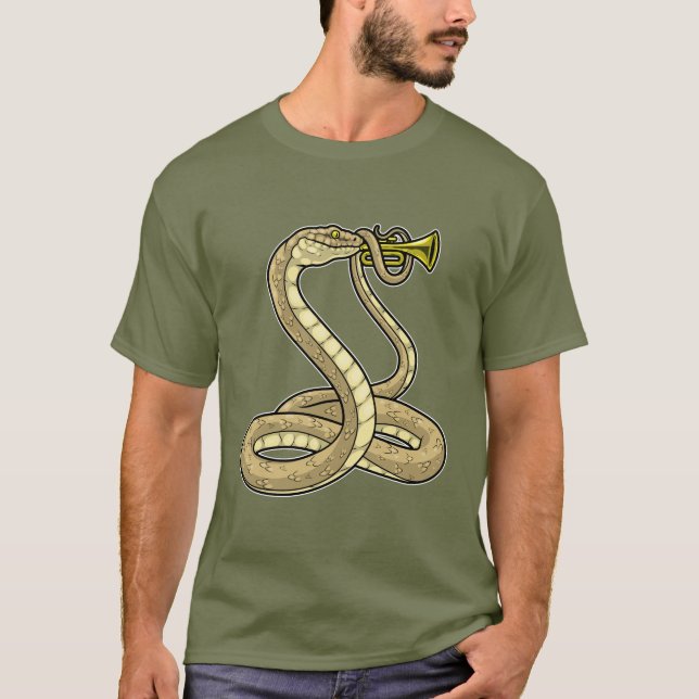 Camiseta Música de las serpientes Trumpet (Anverso)