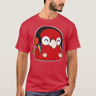 Camiseta Música de loros con audífono