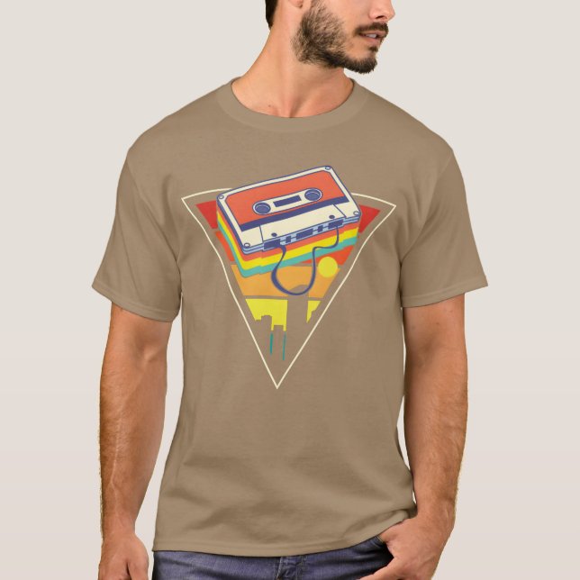 Camiseta música de los 80 90s Old School (Anverso)