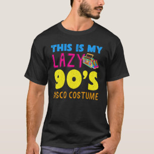 Camiseta Música de los 90's Disco Costume de los 90 Fiesta 