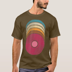 Camiseta Música de los años 90 Fiesta de música de vinilo -