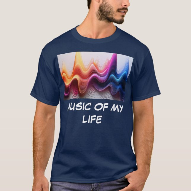 Camiseta Música de mi vida (Anverso)