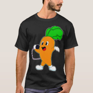 Camiseta música de micrófono de un cantante pudrido