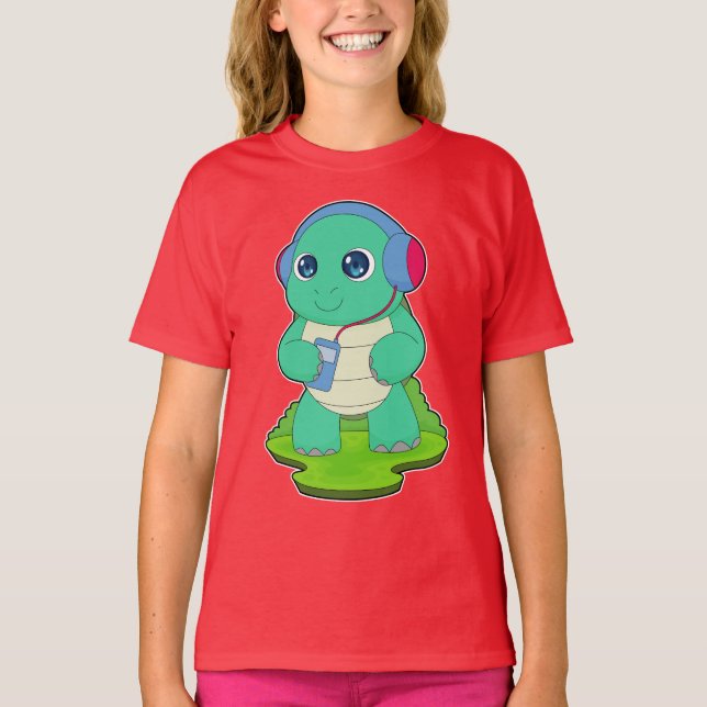 Camiseta Música de música para auriculares (Anverso)
