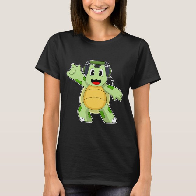 Camiseta Música de música para auriculares (Anverso)