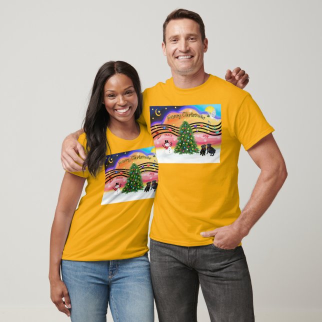 Camiseta Música de Navidad 2 - Pugs ( ) (Unisexo)