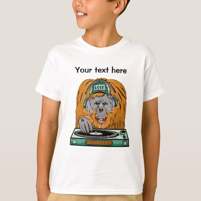 Camiseta Música de Orangutan (Anverso)