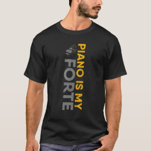 Camiseta Música de orquesta de piano Pianofather 