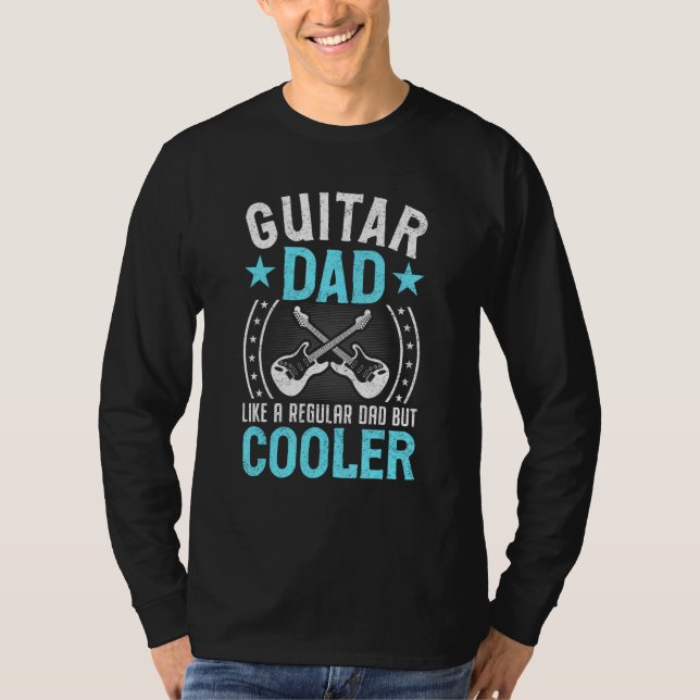Camiseta Música de padre - papá de guitarra como papá norma (Anverso)