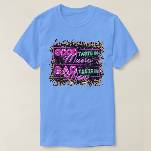 Camiseta Música de países occidentales Buen gusto en la mús (Diseño del anverso)