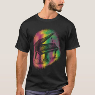 Camiseta Música de piano Pianista Músico Instrumento Música