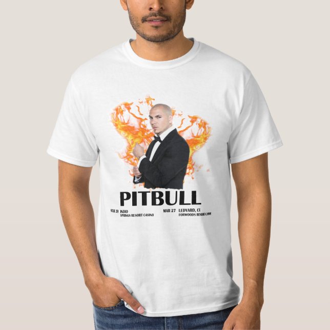 Camiseta música de pitbull (Anverso)