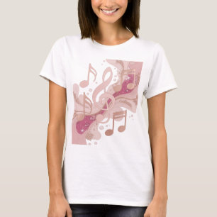 Camiseta Música de plata genial en el aire Diseño moderno