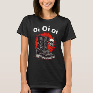 Camiseta Música De Punk Oi Con Rock De Boots De Combate De 