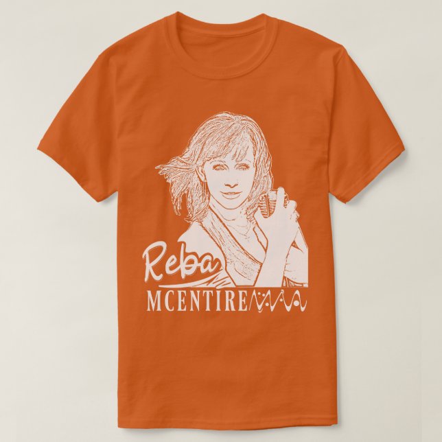Camiseta Música de Reba Mcentero 80 (Diseño del anverso)