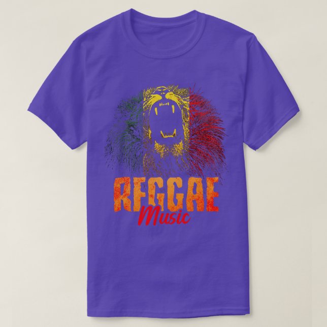 Camiseta Música de reggae 7 (Diseño del anverso)