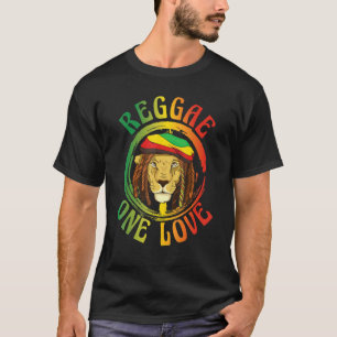 Camiseta Música de reggae León Caribe Jamaica Hombres