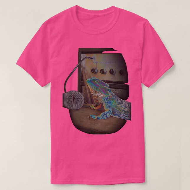 Camiseta Música de rock de dragón con barba 1 (Diseño del anverso)