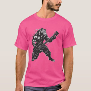 Camiseta Música de rock de Punk de los rebeldes Metalizado 