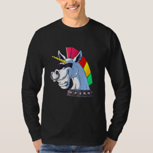 Camiseta Música de rock de Punk unicornio de Guay