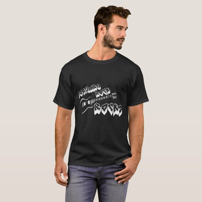 Camiseta Música de rock del sur (Anverso completo)
