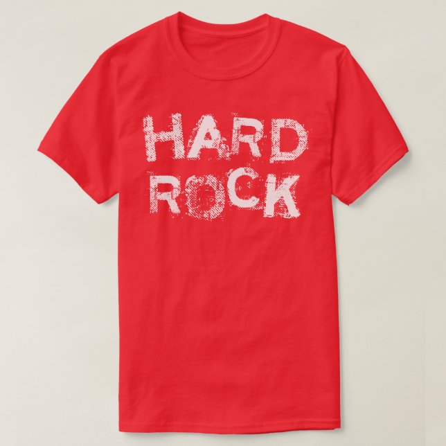 Camiseta Música de rock duro (Diseño del anverso)