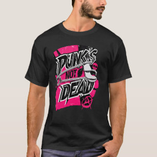 Camiseta Música de rock rosado y Punk negro punku2019 R