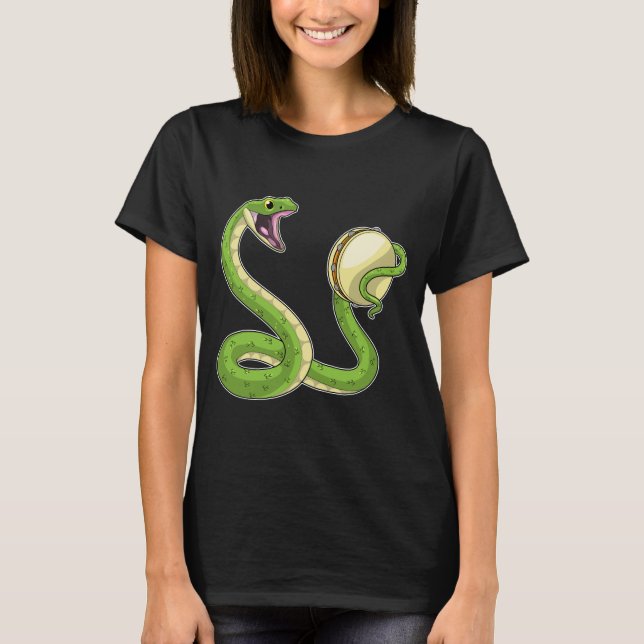Camiseta Música de serpiente Tambourine (Anverso)