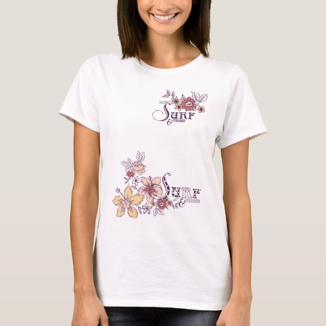 Camiseta música de surf (Anverso)