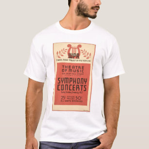 Camiseta Música de teatro de Nueva York WPA 1940