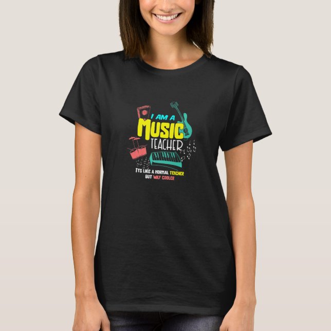 Camiseta Música de teatro musical de profesor de música (Anverso)