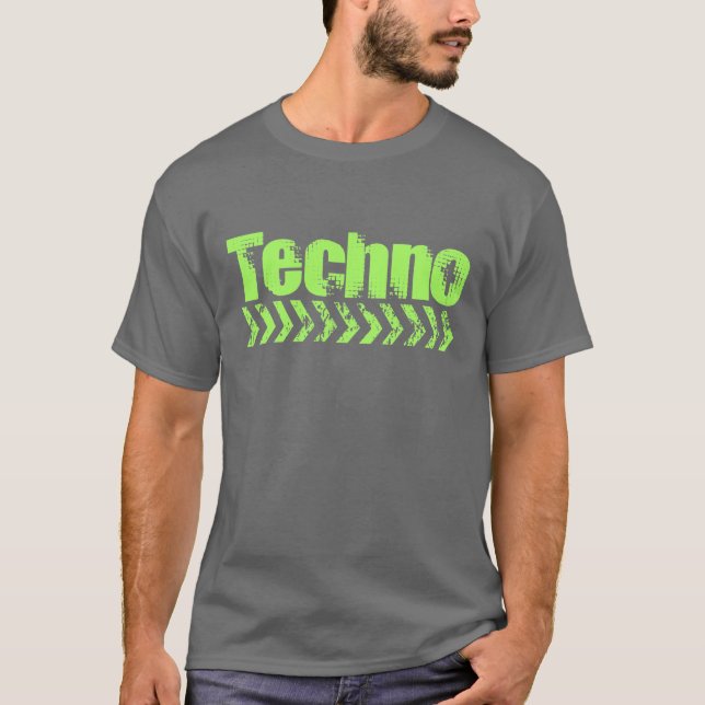 Camiseta Música de Techno (Anverso)