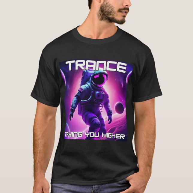 Camiseta Música de trance - Tomen su diseño de mayor astron (Anverso)