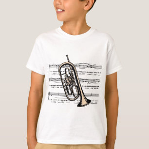 Camiseta Música de trompeta 12 B