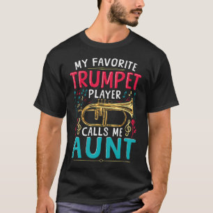 Camiseta Música de Trompeta Mi Trompetista Favorito Cal
