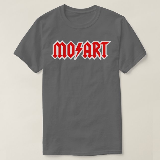 Camiseta Música de Wolfgang Amadeus Mozart (Diseño del anverso)