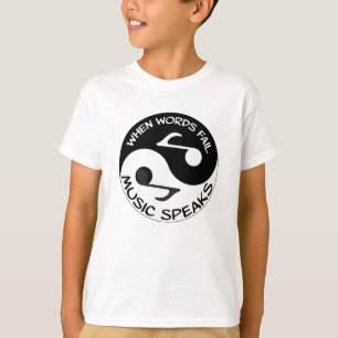 Camiseta Música de Yin yang