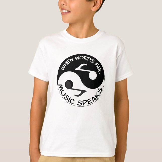 Camiseta Música de Yin yang (Anverso)